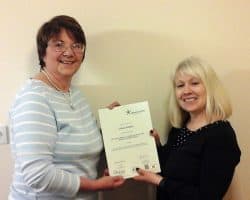 Jill completes her Diploma in Health & Social Care